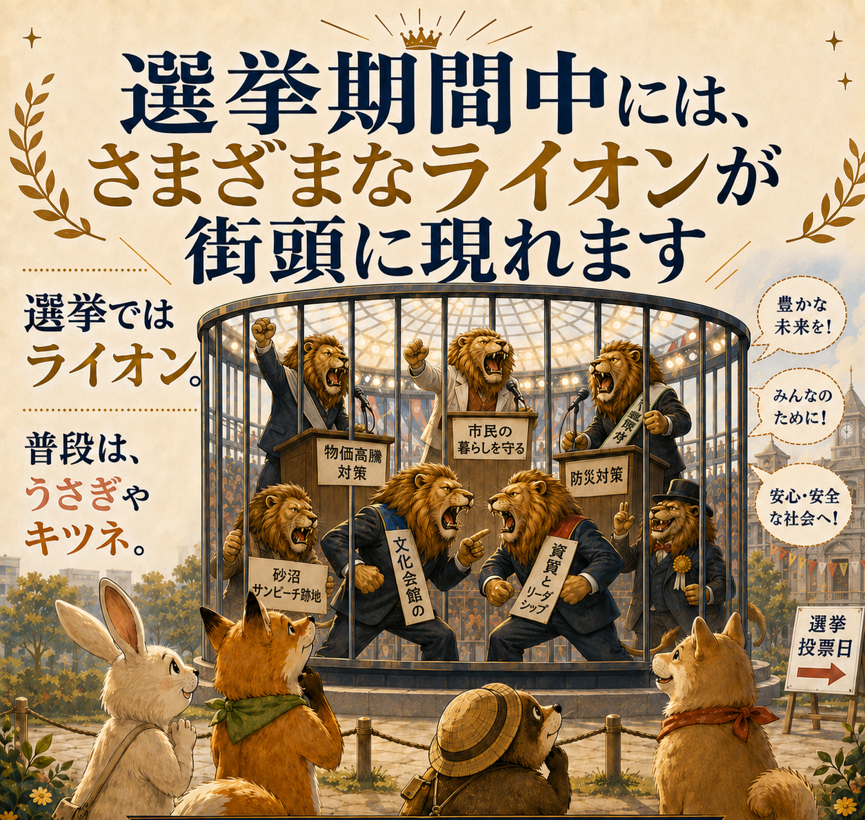 小さなまちの選挙と民主主義